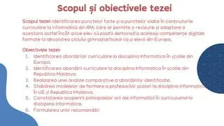 Identificarea punctelor importante