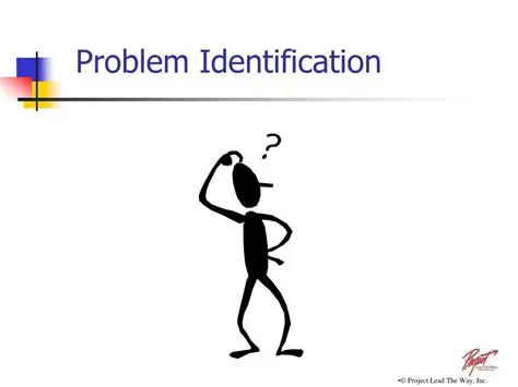 Identification of the Problem