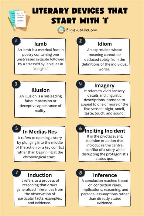 Identified literary devices