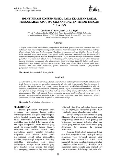Identifikasi Konsep Fisika yang Dibutuhkan
