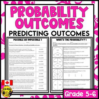 Identify possible outcomes