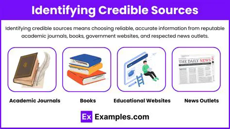 Identifying credible sources