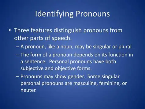 Identifying Plural Pronouns