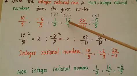 Identifying Rational Numbers but Not Integers