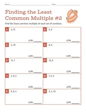 Identifying the Least Common Multiple