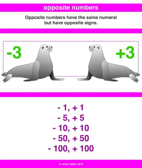 Identifying the Opposite of a Number
