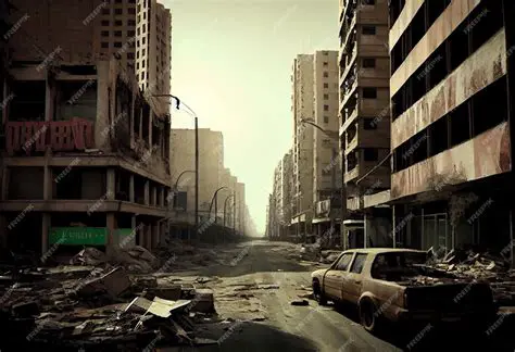 Imagens de cidade abandonada