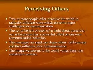 Imagining how others perceive us