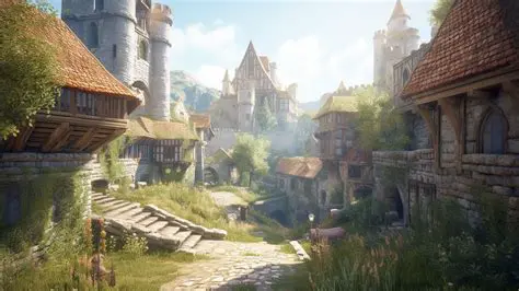 Immerse Yourself in a Medieval Town with Realistic Graphics