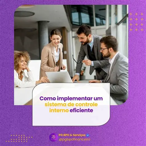 Implementar um sistema de controle interno