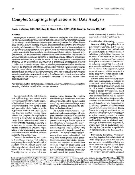 Implications for Data Analysis