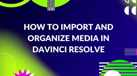 Import and Organize Images