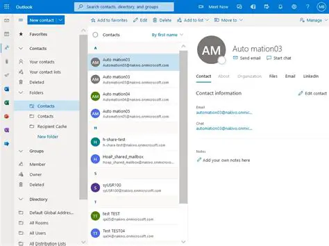 Import from Microsoft Outlook Contacts