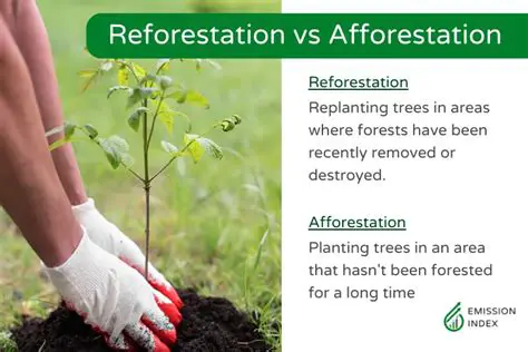 Importance of Afforestation and Reforestation
