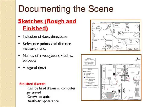 Importance of Fixed Points in Crime Scene Sketches