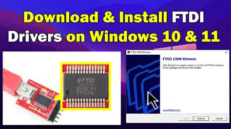 Importance of FTDI FTD2XX USB Drivers