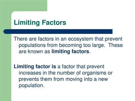Importance of Limiting Factors