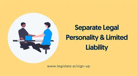 Importance of Separate Legal Personality and Limited Liability in Accountancy