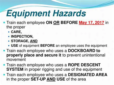 Importance of Training on Fall and Equipment Hazards