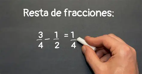 Importancia de la Resta de Fracciones