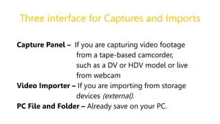 Importing Webcam Descriptions