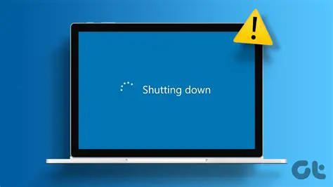 Improper shutdown of the system