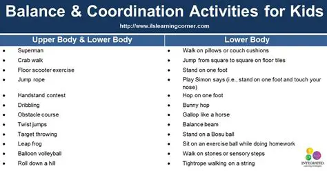 Improve balance and coordination