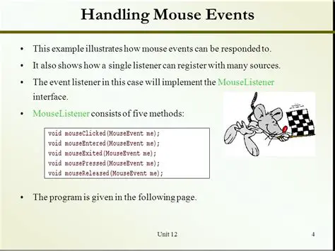 Improve mouse event handling