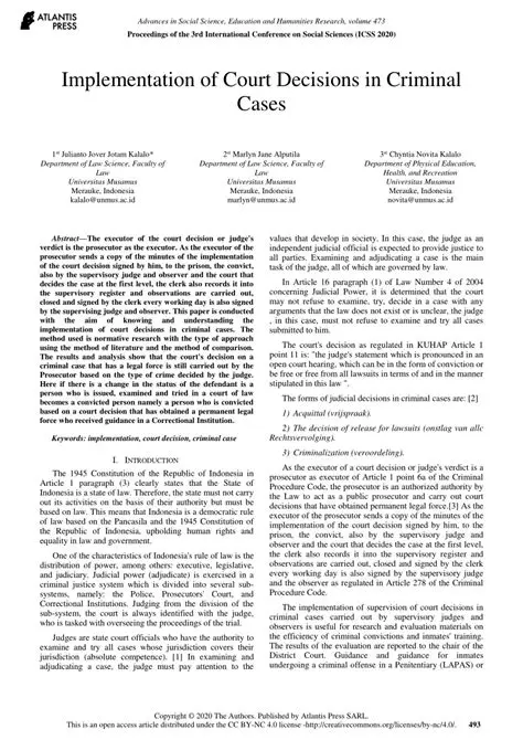 Improve the implementation of court decisions