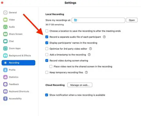 Improve the Recording System