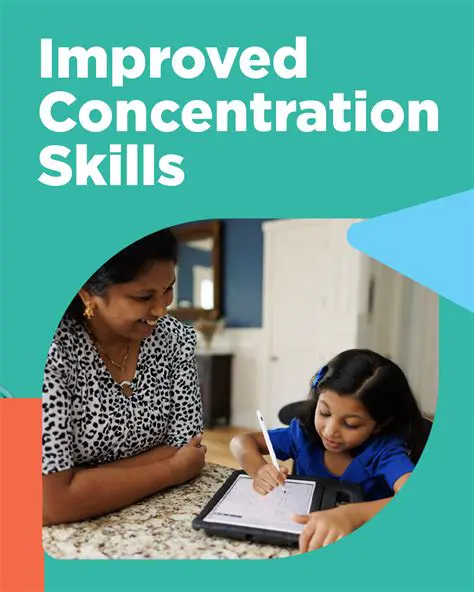 Improved concentration skills