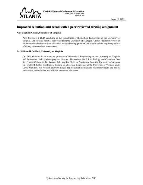 Improved retention and recall