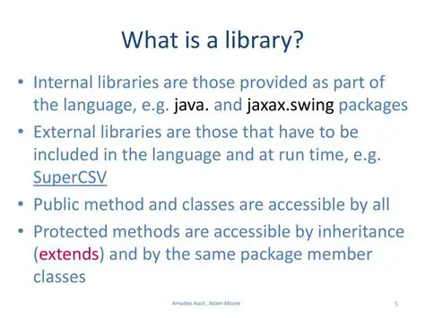 Improved Support for External Libraries