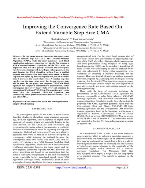 Improving the convergence rate
