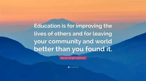 Improving the quality of community education