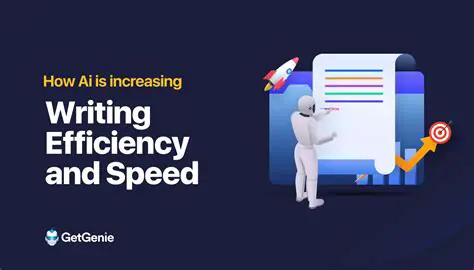 Improving writing speed and efficiency