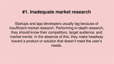 Inadequate market research