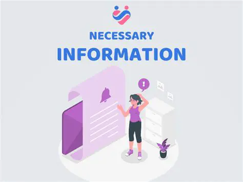 Include all necessary information