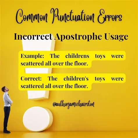 Incorrect Apostrophe Usage