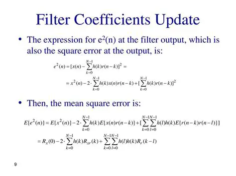Incorrect filter coefficients
