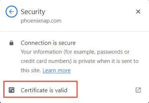 Incorrect SSL configuration