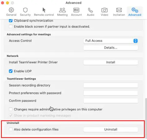 Incorrect uninstallation methods