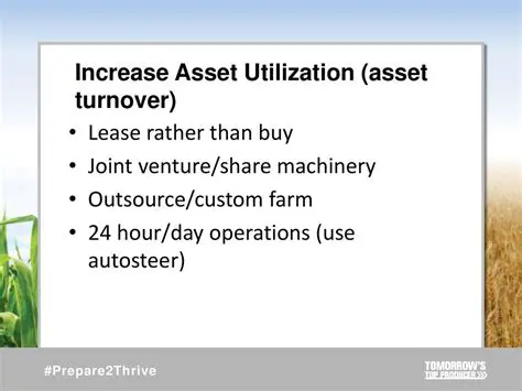 Increase Asset Utilization