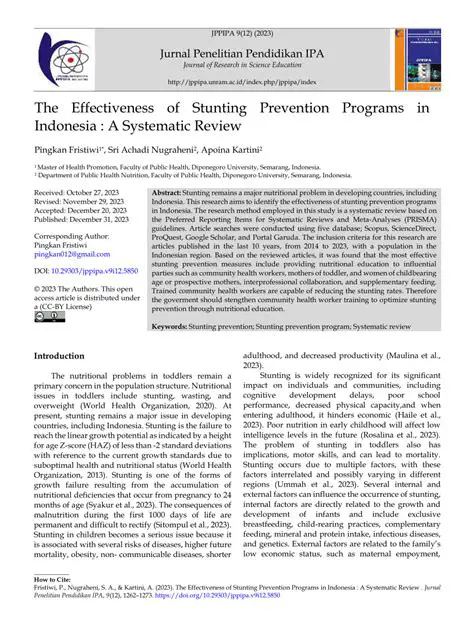 Increase funding for stunting prevention programs