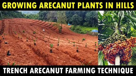 Increase land area for areca cultivation