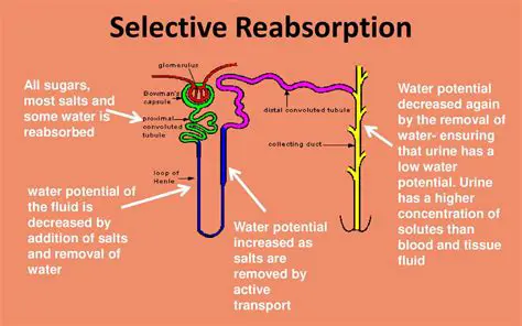 Increased water reabsorption