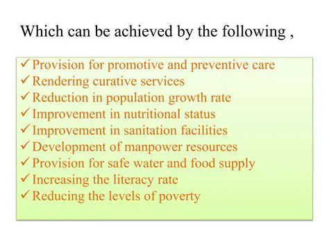 Increasing Promotive and Preventive Efforts