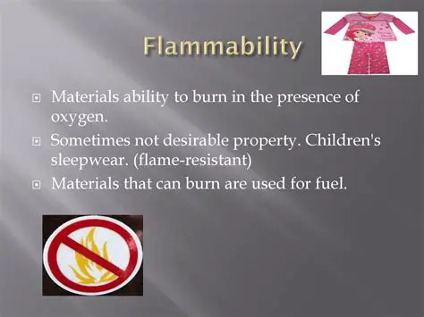 Increasing the flammability of materials