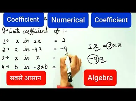 Indicating Numerical Coefficients