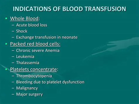 Indications of Blood Transfusion